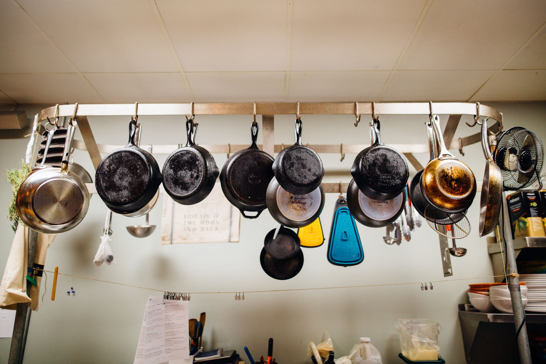 Kitchen cookware selection — Meyer non-stick kadai Anzen series India