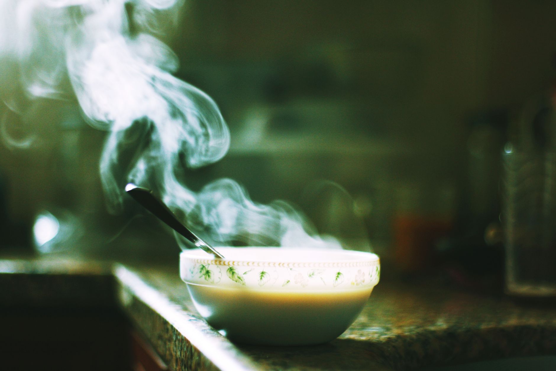 Steaming hot food kept warm in insulated casserole for Indian kitchen